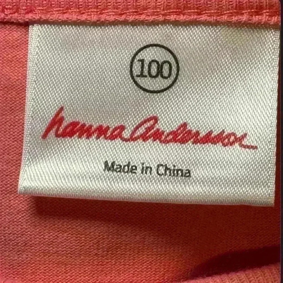 Hanna Andersson - Pink Tank Top w Ruffles - girls size 100 (US 4) - Picture 4 of 4